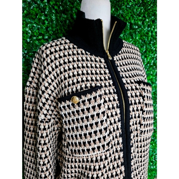 J.Crew Jacquard sweater-jacket - Picture 4 of 8